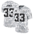 Johmsee MN.Vikings #33 Aaron Jones Player Arctic Camo Salute to Service Limited Stitched Jerseys