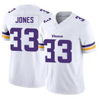 Johmsee MN.Vikings #33 Aaron Jones Player White Vapor F.U.S.E. Limited Stitched Jerseys