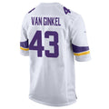 Johmsee MN.Vikings #43 Andrew Van Ginkel Player Purple Home Game Stitched Jerseys
