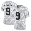 Johmsee MN.Vikings #9 J.J. McCarthy Player Arctic Camo Salute to Service Limited Stitched Jerseys