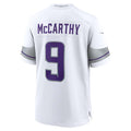 Johmsee MN.Vikings #9 J.J. McCarthy Player White Alternate Game Stitched Jerseys