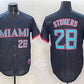 Miami Marlins #28 Kyle Stowers Black 2025 City Connect Limited Stitched Baseball Jersey