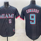 Miami Marlins #9 Xavier Edwards Black 2025 City Connect Limited Stitched Baseball Jersey