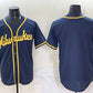 Milwaukee Brewers Blank Navy 2025 With Patch Stitched Baseball Jersey