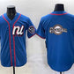 Milwaukee Brewers Team Big Logo Blue 2025 All-Star Edition Limited Stitched Baseball Jersey