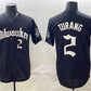 Milwaukee Brewers #2 Brice Turang Black 'Gothic 414 Shadows Edition' Vapor Premier Limited Stitched Baseball Jersey