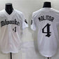 Milwaukee Brewers #4 Paul Molitor White 'Gothic 414 Shadows Edition' Vapor Premier Limited Stitched Jersey