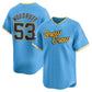 Milwaukee Brewers #53 Brandon Woodruff City Connect Limited Player Jersey - Powder Blue Stitched Baseball Jersey