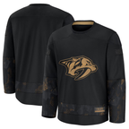 Johmsee N.Predators Black 2024 Military Appreciation Practice Jerseys