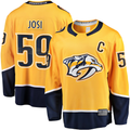 Johmsee N.Predators #59 Roman Josi Gold Home Breakaway Jerseys