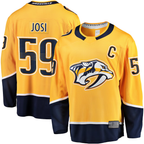 Johmsee N.Predators #59 Roman Josi Gold Home Breakaway Jerseys