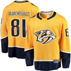 Johmsee N.Predators #81 Jonathan Marchessault Gold Breakaway Jerseys
