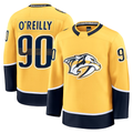 Johmsee N.Predators #90 Ryan O'Reilly Yellow Home Premium Jerseys