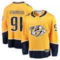 Johmsee N.Predators #91 Steven Stamkos Gold Home Premier Breakaway Player Jerseys
