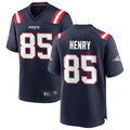 Johmsee NE.Patriots #85 Hunter Henry Navy Game Home Jerseys