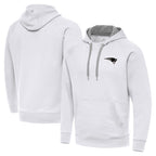 Johmsee NE.Patriots White Pullover Hoodies Limited Blank Player Stitched Jerseys