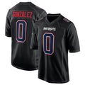 Johmsee NE.Patriots #0 Christian Gonzalez Player Carbon Fashion Limited Home Game Stitched Jerseys