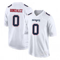 Johmsee NE.Patriots #0 Christian Gonzalez Player White Fashion Limited Home Game Stitched Jerseys