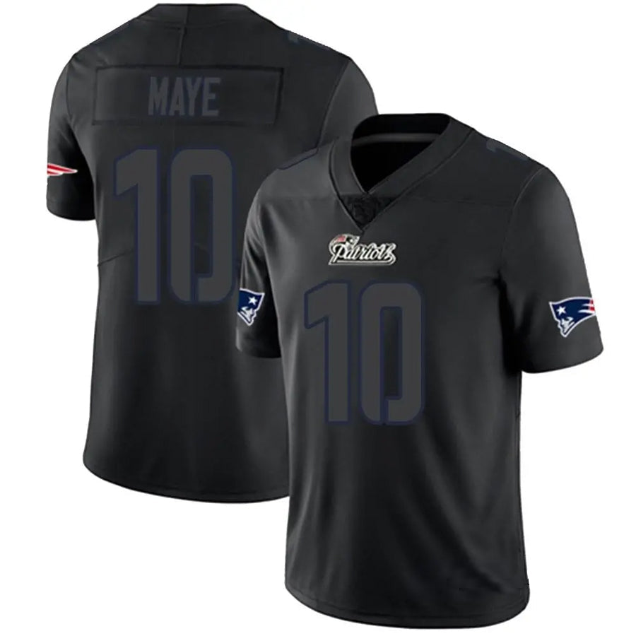 Johmsee NE.Patriots #10 Drake Maye Player Limited Black Impact Stitched Jerseys