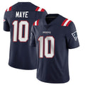 Johmsee NE.Patriots #10 Drake Maye Player Navy Vapor Untouchable Home Game Stitched Jerseys