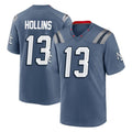 Johmsee NE.Patriots #13 Mack Hollins Player Blue Rivalries Collection Home Game Stitched Jerseys