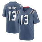 Johmsee NE.Patriots #13 Mack Hollins Player Blue Rivalries Collection Home Game Stitched Jerseys