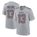 Johmsee NE.Patriots #13 Mack Hollins Player Gray Fashion Limited Home Game Stitched Jerseys