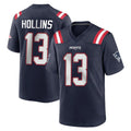 Johmsee NE.Patriots #13 Mack Hollins Player Navy Home Game Stitched Jerseys