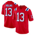 Johmsee NE.Patriots #13 Mack Hollins Player Red Home Game Stitched Jerseys