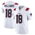 Johmsee NE.Patriots #18 Kyle Williams Player White Vapor Untouchable Home Game Stitched Jerseys