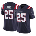 Johmsee NE.Patriots #25 Marcus Jones Player Navy Limited Vapor F.U.S.E. Home Game Stitched Jerseys