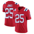 Johmsee NE.Patriots #25 Marcus Jones Player Red Vapor Untouchable Home Game Stitched Jerseys