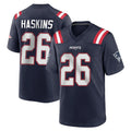 Johmsee NE.Patriots #26 Hassan Haskins Navy Home Game Stitched Jerseys