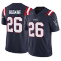 Johmsee NE.Patriots #26 Hassan Haskins Player Navy Limited Vapor F.U.S.E. Home Game Stitched Jerseys