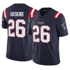 Johmsee NE.Patriots #26 Hassan Haskins Player Navy Limited Vapor F.U.S.E. Home Game Stitched Jerseys