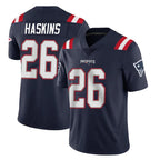 Johmsee NE.Patriots #26 Hassan Haskins Player Navy Vapor Untouchable Home Game Stitched Jerseys