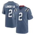 Johmsee NE.Patriots #2 Harold Landry III Player Blue Rivalries Collection Home Game Stitched Jerseys