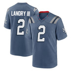 Johmsee NE.Patriots #2 Harold Landry III Player Blue Rivalries Collection Home Game Stitched Jerseys