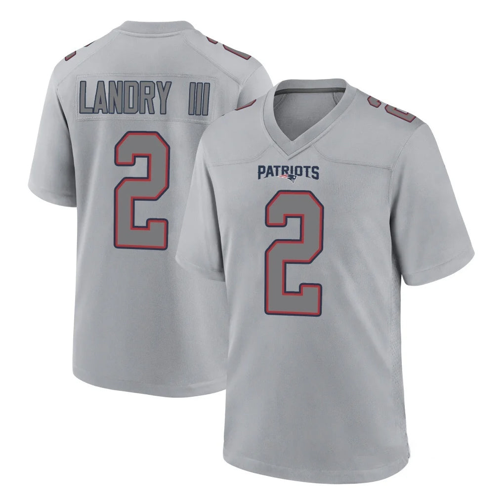 Johmsee NE.Patriots #2 Harold Landry III Player Gray Fashion Limited Home Game Stitched Jerseys