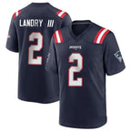 Johmsee NE.Patriots #2 Harold Landry III Player Navy Home Game Stitched Jerseys
