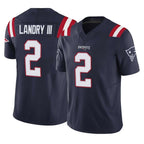 Johmsee NE.Patriots #2 Harold Landry III Player Navy Limited Vapor F.U.S.E. Home Game Stitched Jerseys