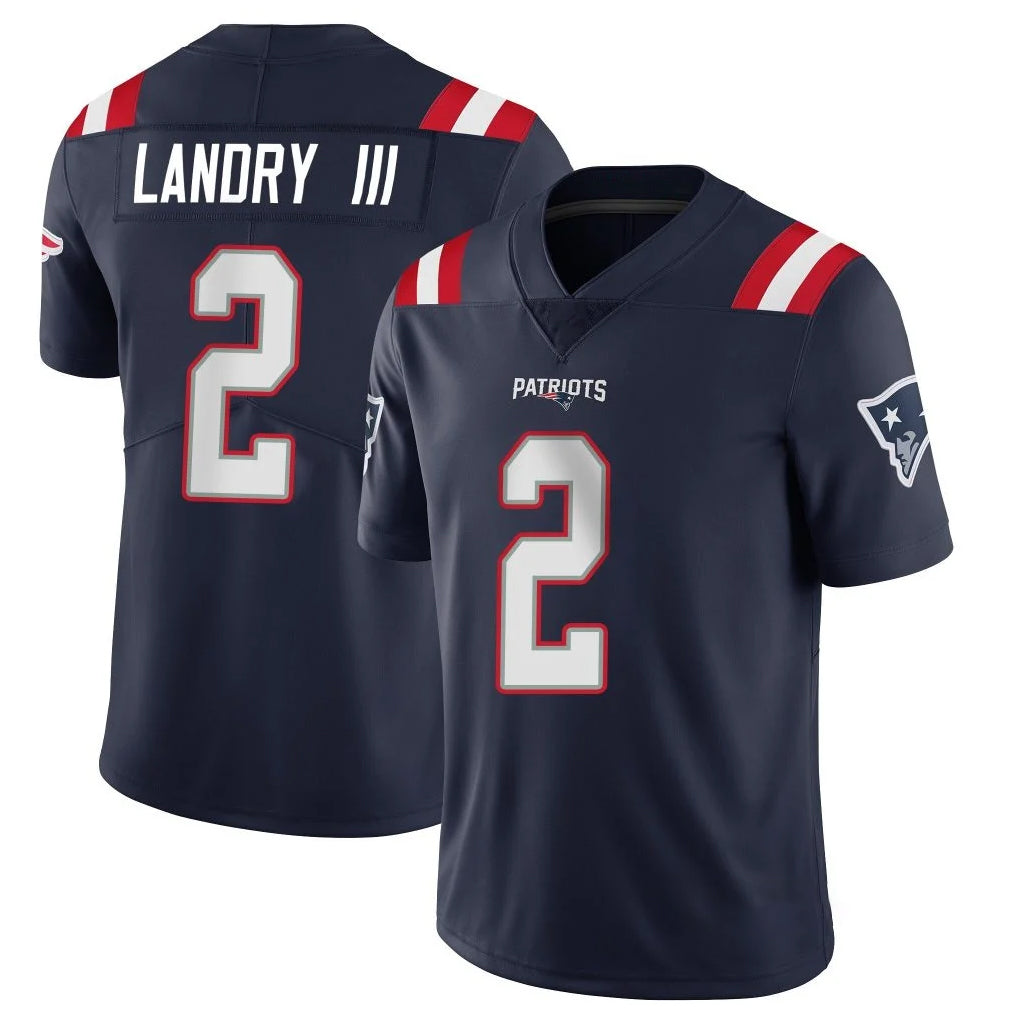 Johmsee NE.Patriots #2 Harold Landry III Player Navy Vapor Untouchable Home Game Stitched Jerseys
