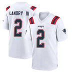 Johmsee NE.Patriots #2 Harold Landry III Player White Home Game Stitched Jerseys