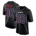 Johmsee NE.Patriots #30 Jam Miller Player Carbon Fashion Limited Home Game Stitched Jerseys