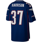 Johmsee NE.Patriots #37 Rodney Harrison Mitchell & Ness Navy Legacy Replica Jersey Stitched Puhic