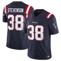 Johmsee NE.Patriots #38 Rhamondre Stevenson Navy Vapor F.U.S.E. Limited American Stitched Jerseys