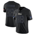 Johmsee NE.Patriots #38 Rhamondre Stevenson Player Black Impact LImited Home Game Stitched Jerseys