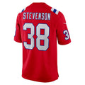 Johmsee NE.Patriots #38 Rhamondre Stevenson Player Red Home Game Stitched Jerseys