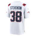 Johmsee NE.Patriots #38 Rhamondre Stevenson Player White Home Game Stitched Jerseys