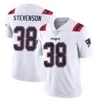 Johmsee NE.Patriots #38 Rhamondre Stevenson Player White Vapor Untouchable Home Game Stitched Jerseys